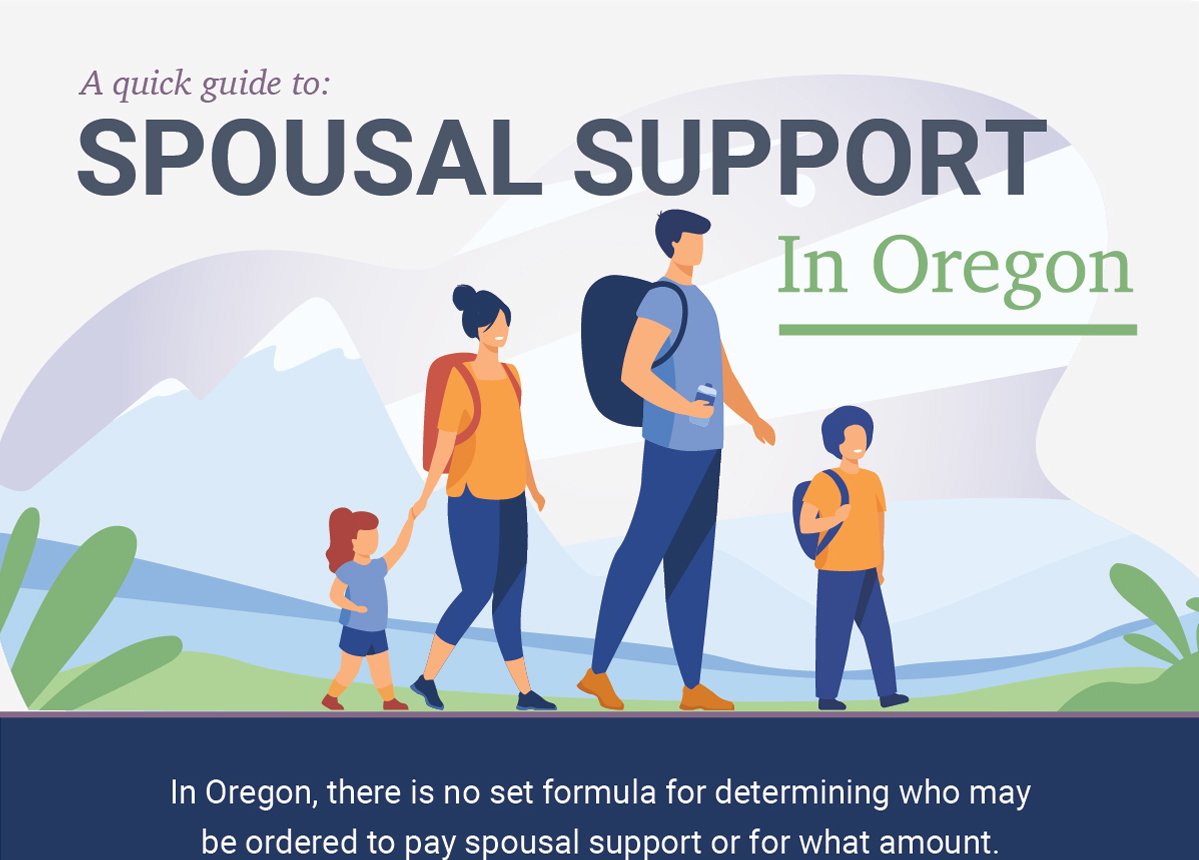 Spousal Support in Oregon Infographic